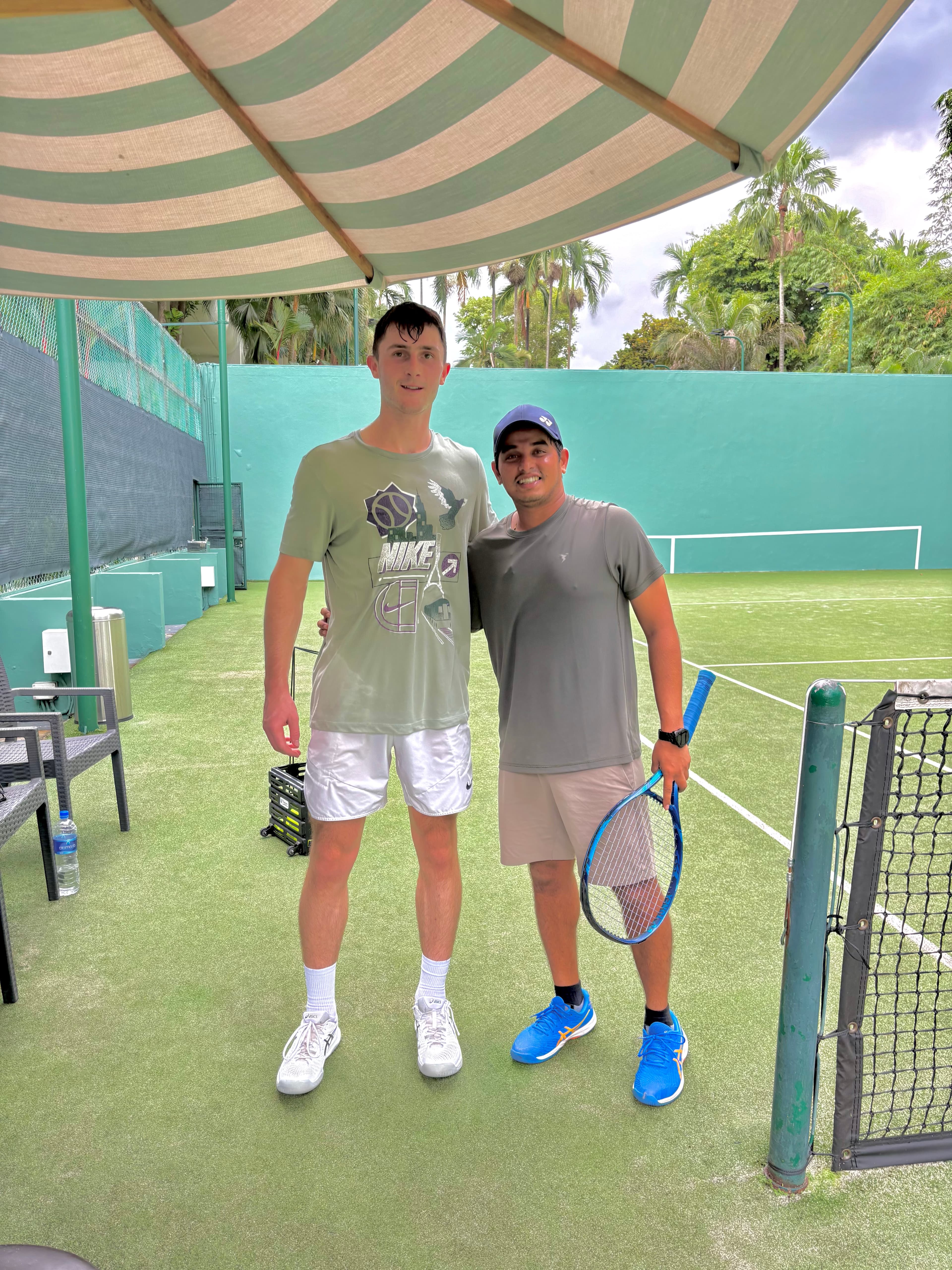 Tennis action shot 5