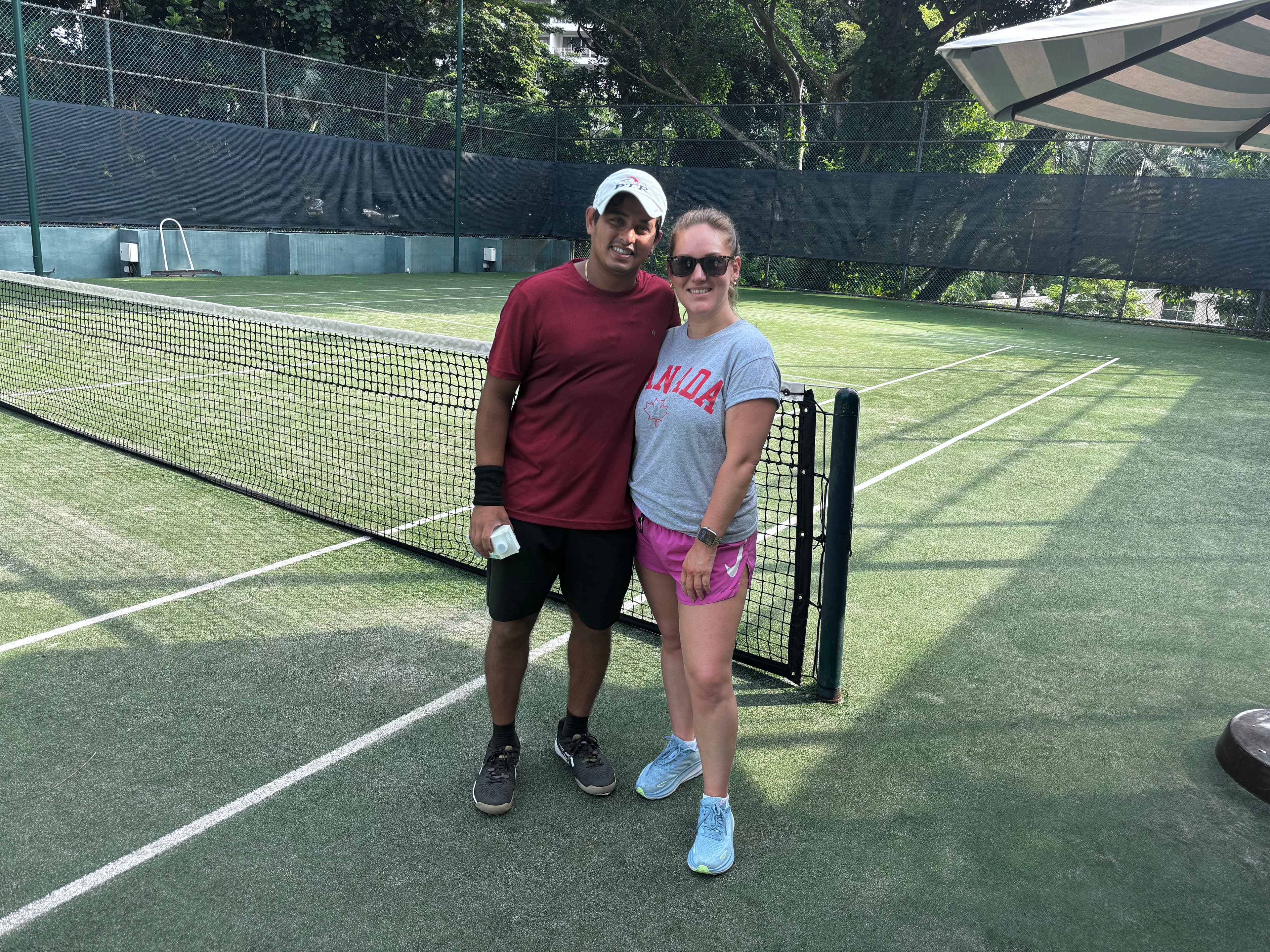 Tennis action shot 8