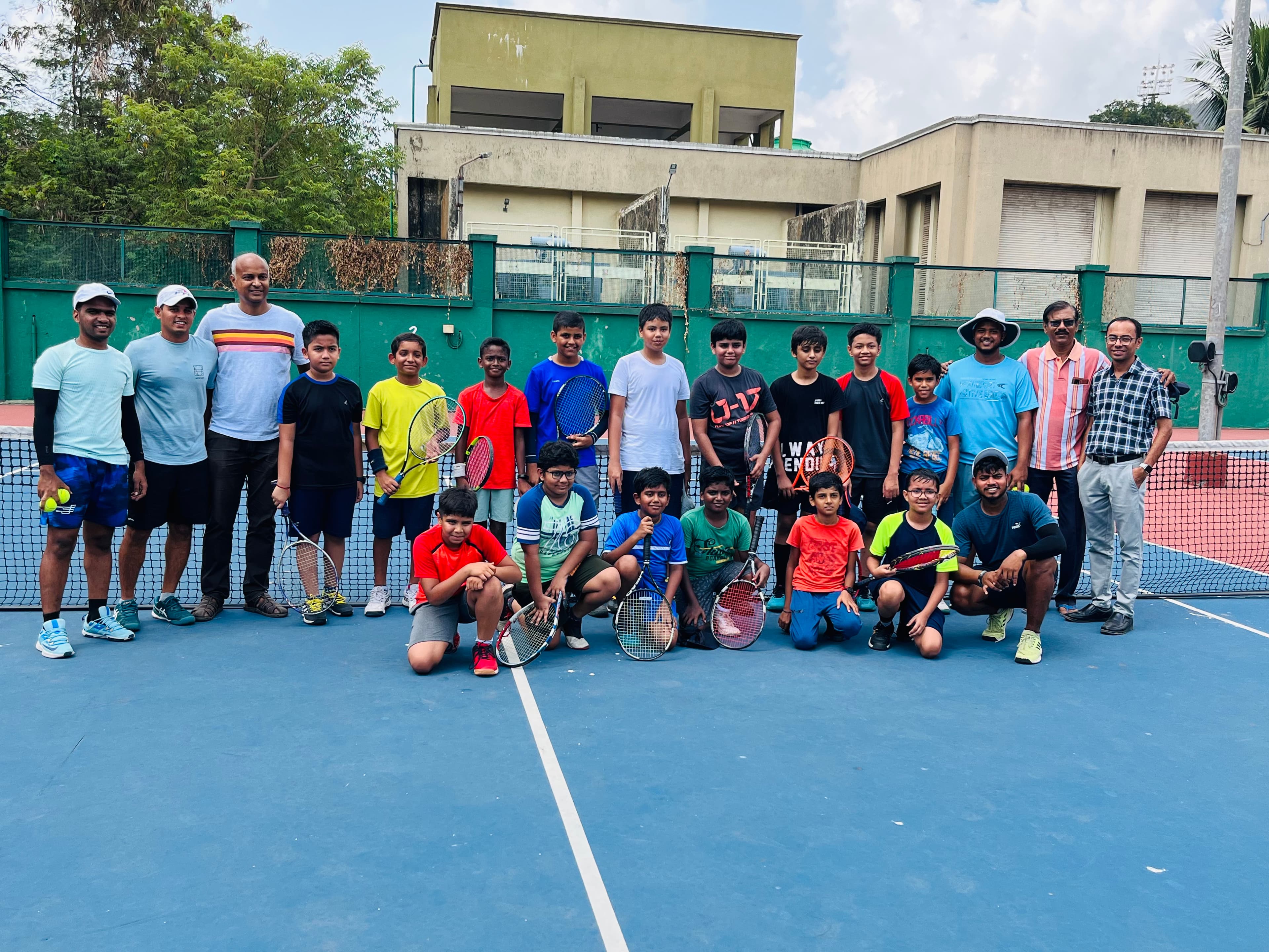 Tennis action shot 9